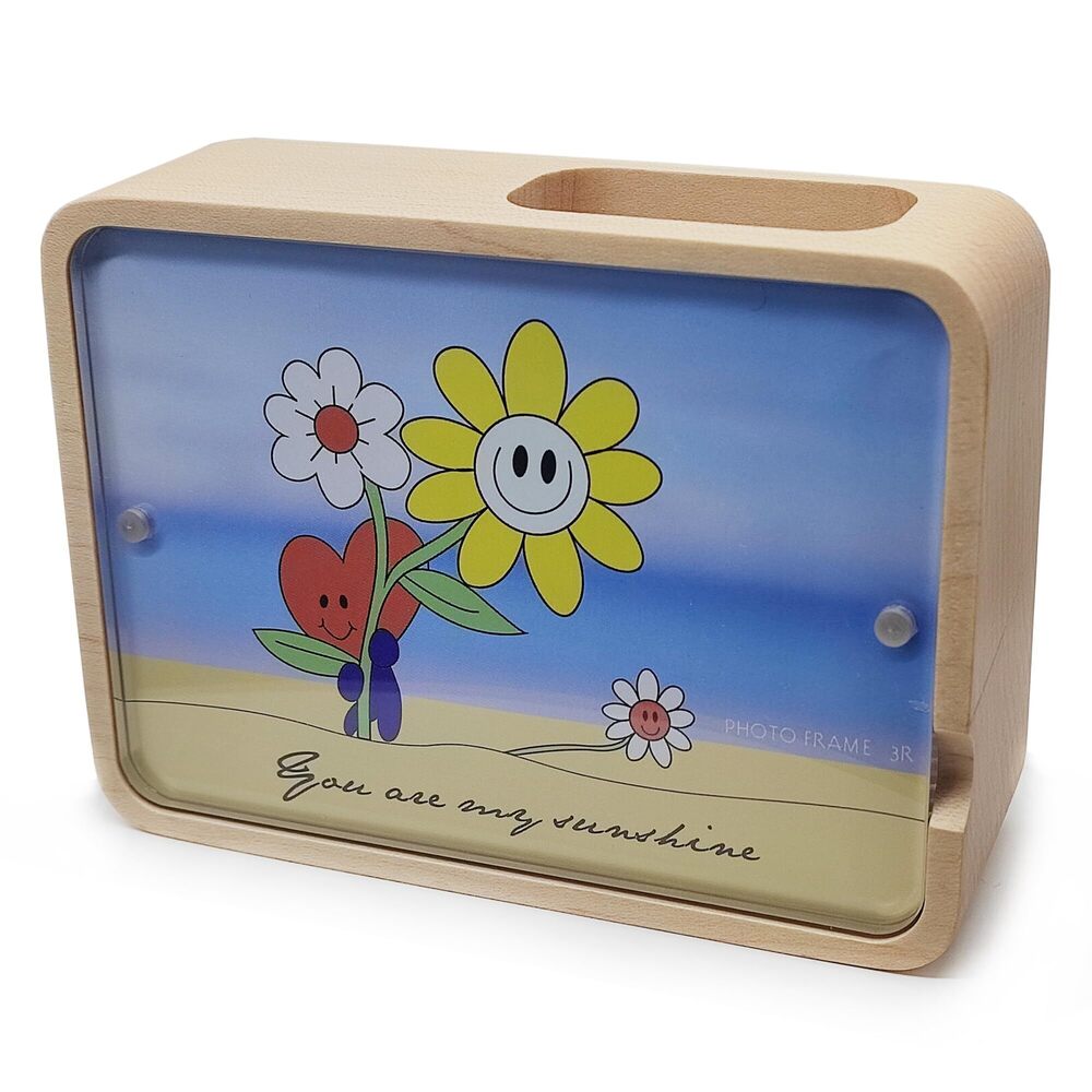 9329 You are My Sunshine Wind Up Pen Holder and Photo Frame Music Box, 5